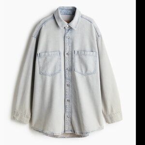 H&M Featherlight Light Blue Denim Shirt